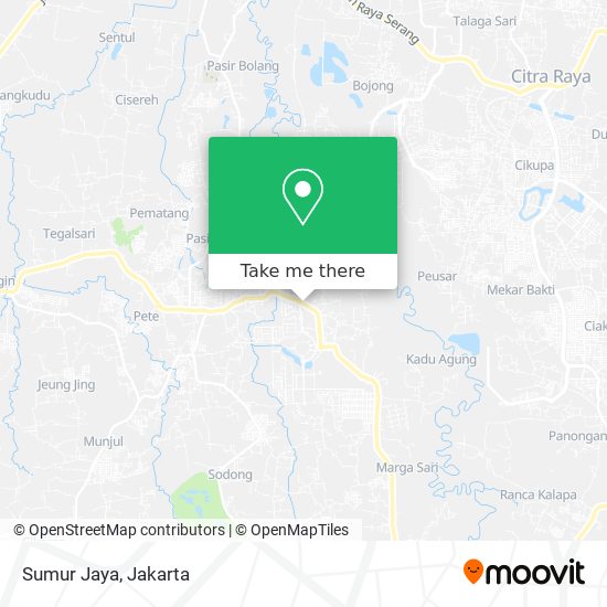 Sumur Jaya map