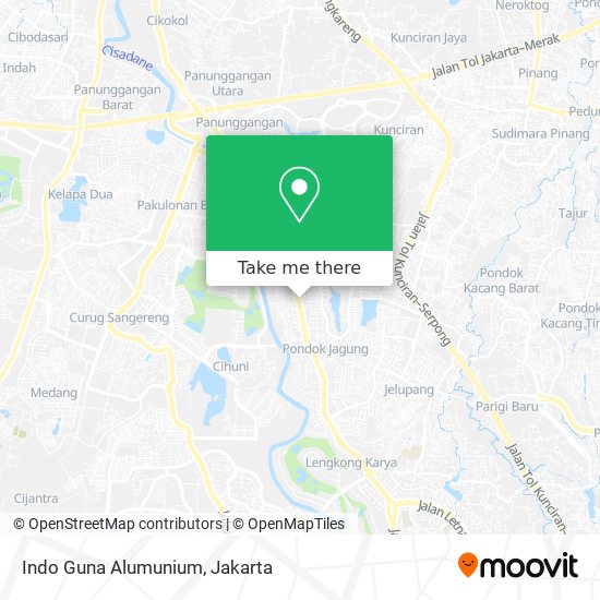 Indo Guna Alumunium map