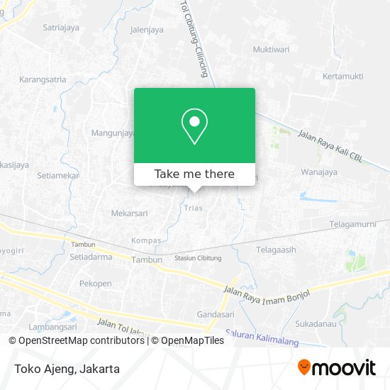 Toko Ajeng map