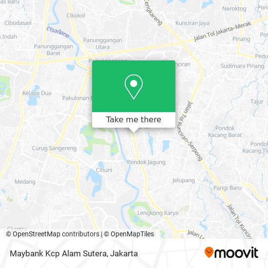 Maybank Kcp Alam Sutera map
