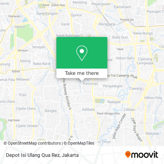 Depot Isi Ulang Qua Rez map