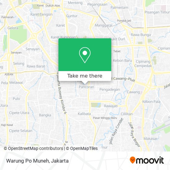 Warung Po Muneh map