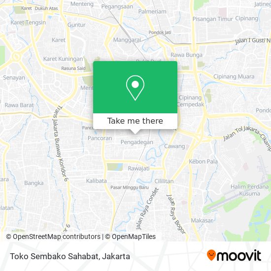 Toko Sembako Sahabat map