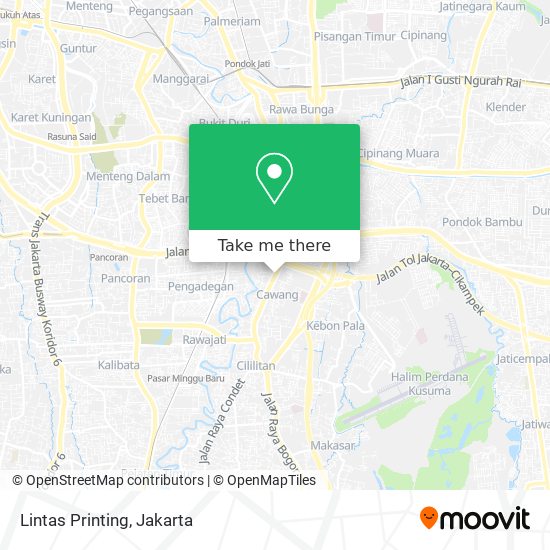 Lintas Printing map