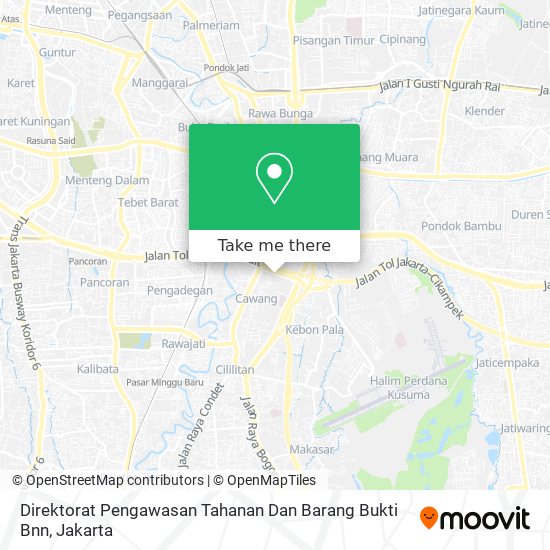 Direktorat Pengawasan Tahanan Dan Barang Bukti Bnn map