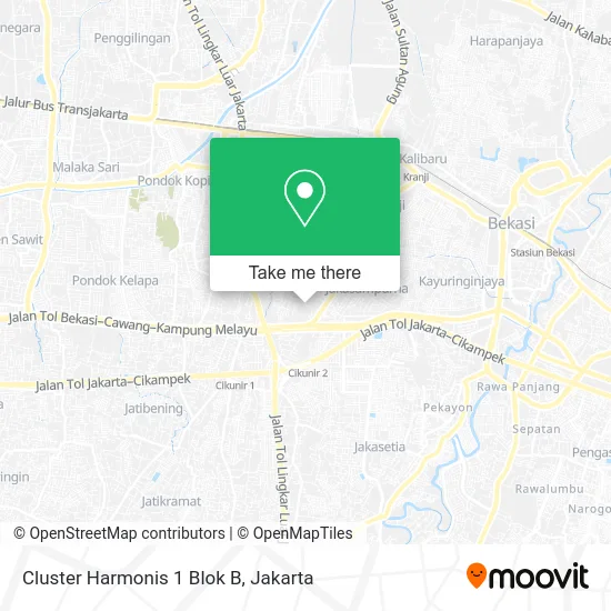 Cluster Harmonis 1 Blok B map