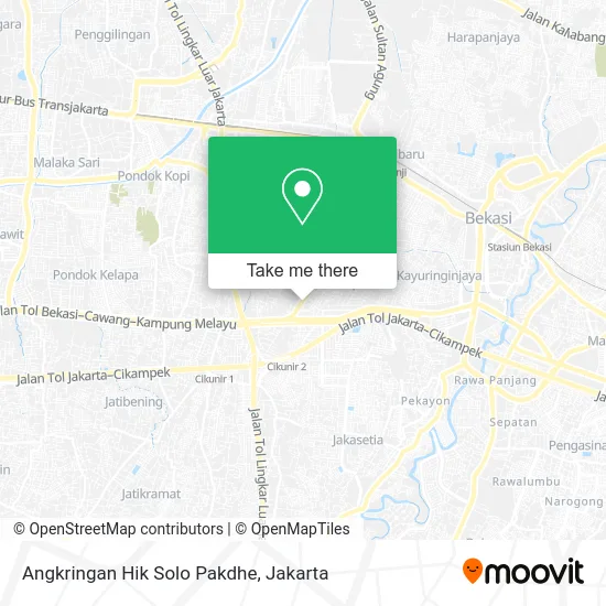 Angkringan Hik Solo Pakdhe map