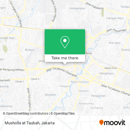 Musholla at Taubah map