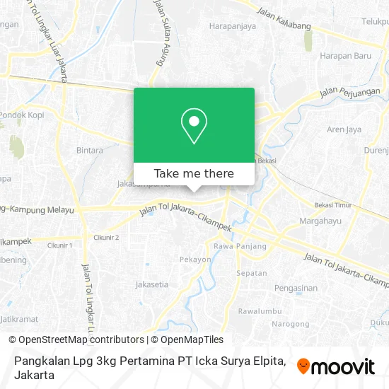 Pangkalan Lpg 3kg Pertamina PT Icka Surya Elpita map