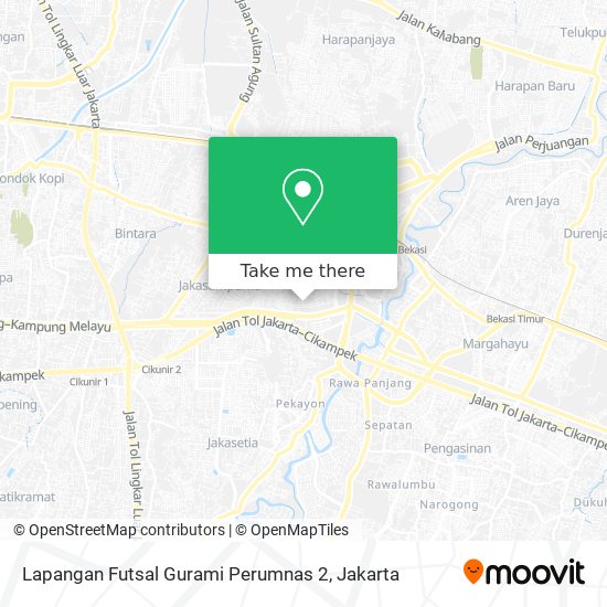Lapangan Futsal Gurami Perumnas 2 map