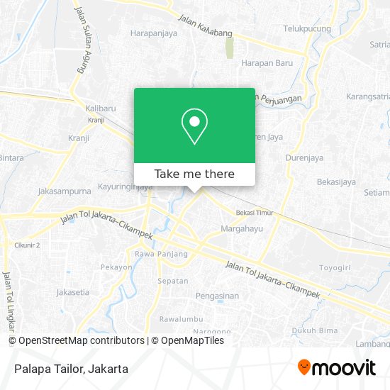 Palapa Tailor map