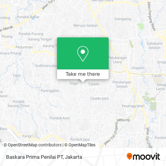 Baskara Prima Penilai PT map