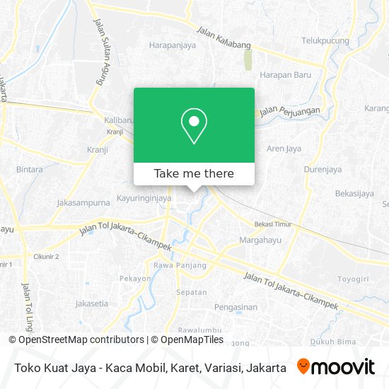 Toko Kuat Jaya - Kaca Mobil, Karet, Variasi map