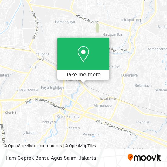I am Geprek Bensu Agus Salim map
