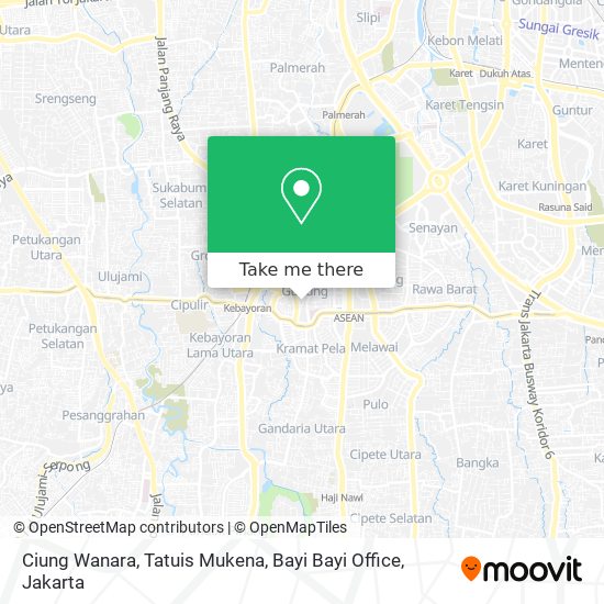 Ciung Wanara, Tatuis Mukena, Bayi Bayi Office map