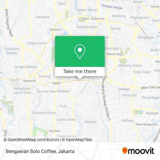 Bengawan Solo Coffee map