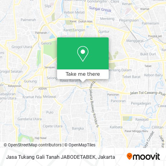 Jasa Tukang Gali Tanah JABODETABEK map