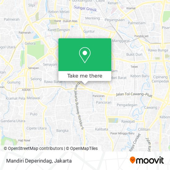 Mandiri Deperindag map