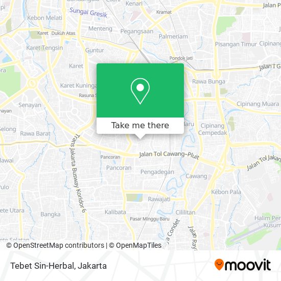 Tebet Sin-Herbal map