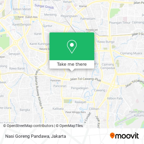 Nasi Goreng Pandawa map