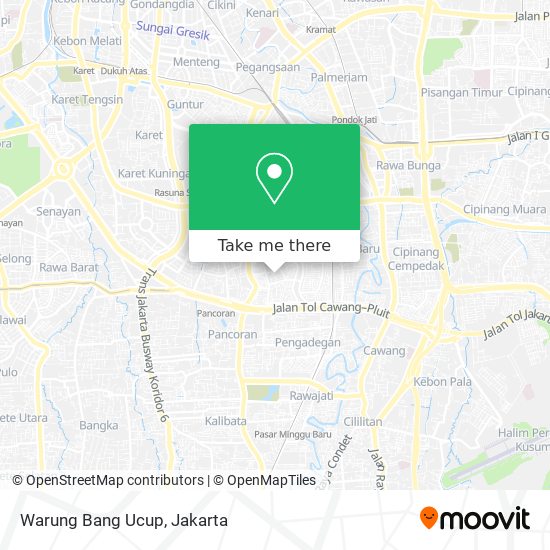 Warung Bang Ucup map