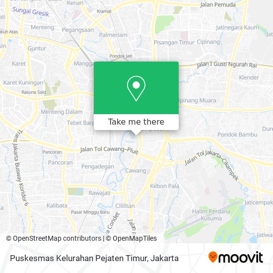Puskesmas Kelurahan Pejaten Timur map