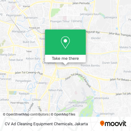 CV Ad Cleaning Equipment Chemicals map