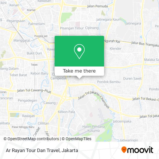 Ar Rayan Tour Dan Travel map