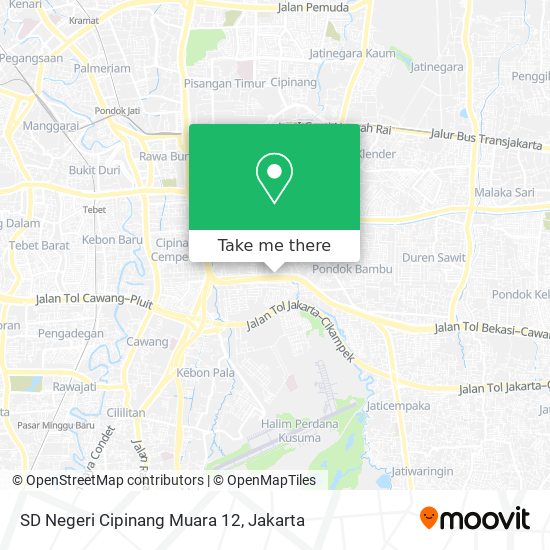 SD Negeri Cipinang Muara 12 map