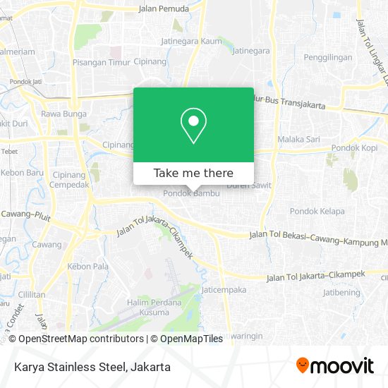 Karya Stainless Steel map