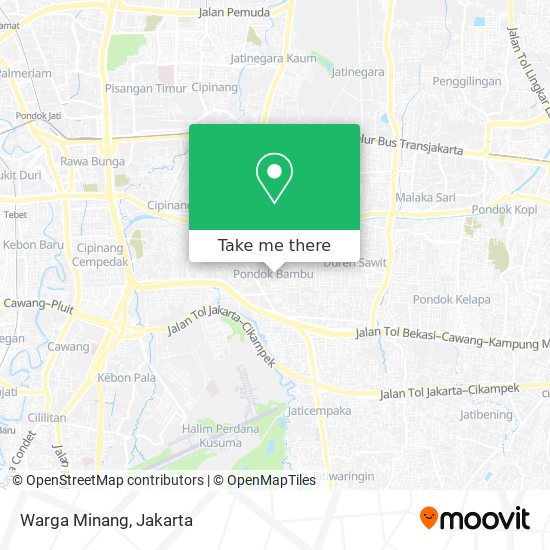 Warga Minang map