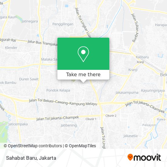 Sahabat Baru map