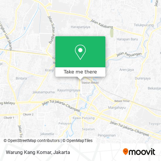 Warung Kang Komar map