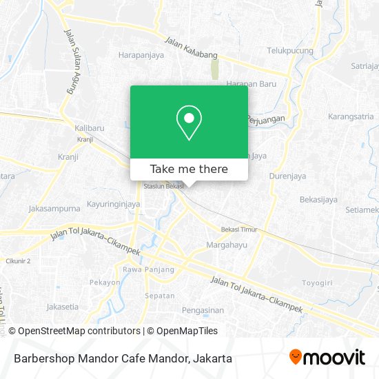 Barbershop Mandor Cafe Mandor map