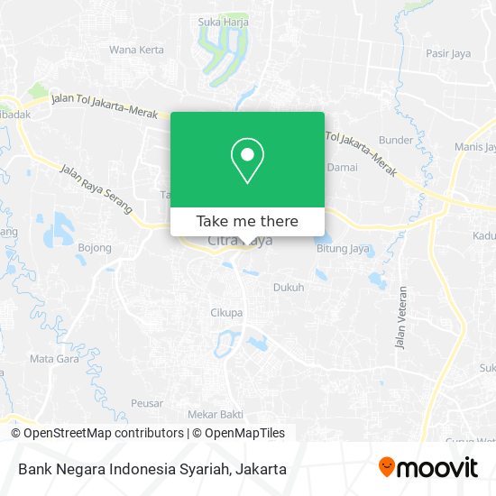 Bank Negara Indonesia Syariah map