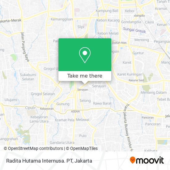 Radita Hutama Internusa. PT map