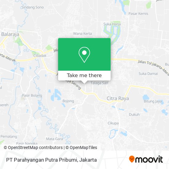 PT Parahyangan Putra Pribumi map