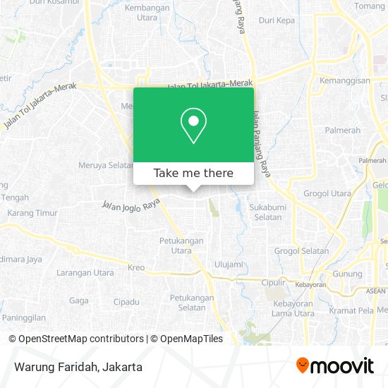 Warung Faridah map