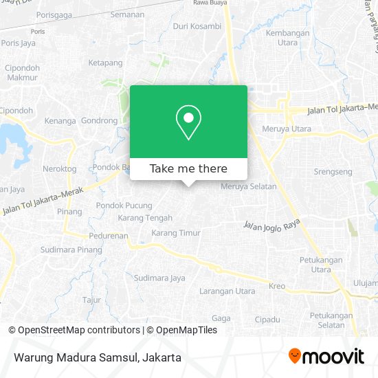 Warung Madura Samsul map