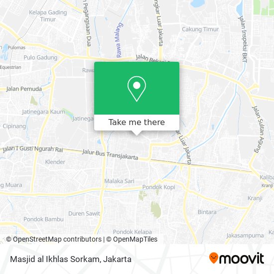Masjid al Ikhlas Sorkam map