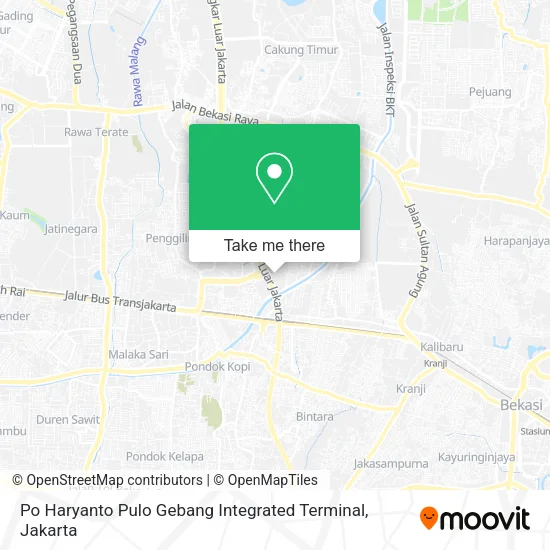 Po Haryanto Pulo Gebang Integrated Terminal map