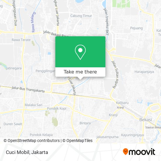 Cuci Mobil map