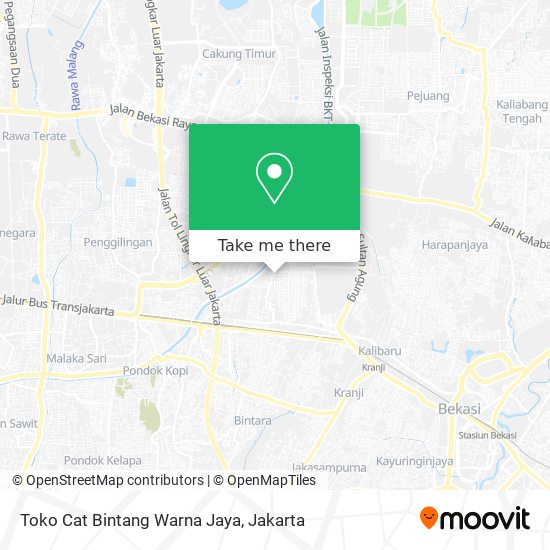 Toko Cat Bintang Warna Jaya map