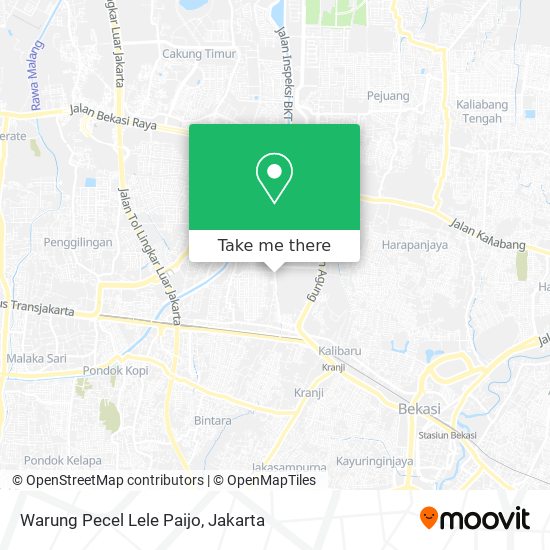 Warung Pecel Lele Paijo map