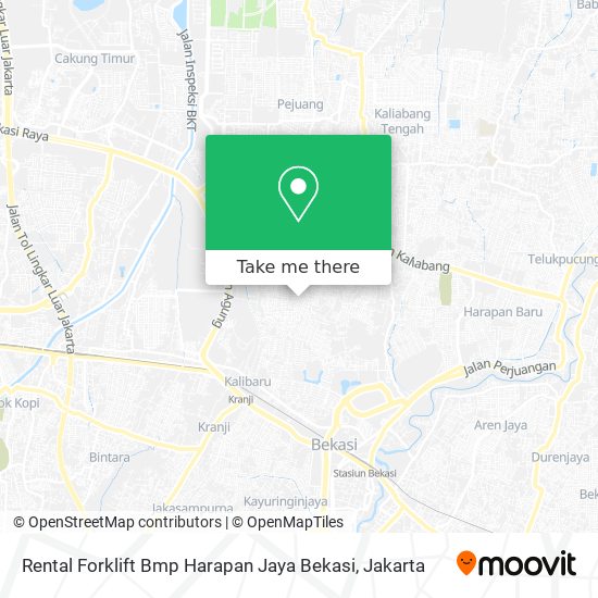 Rental Forklift Bmp Harapan Jaya Bekasi map