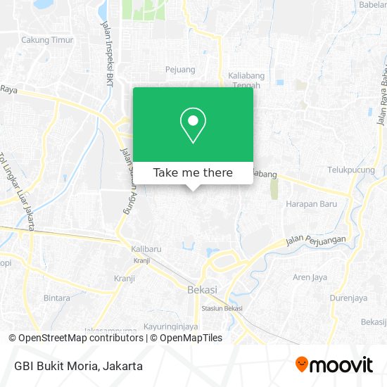 GBI Bukit Moria map