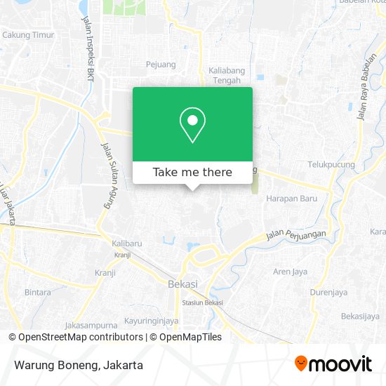 Warung Boneng map