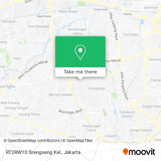 RT2RW10 Srengseng Kel. map