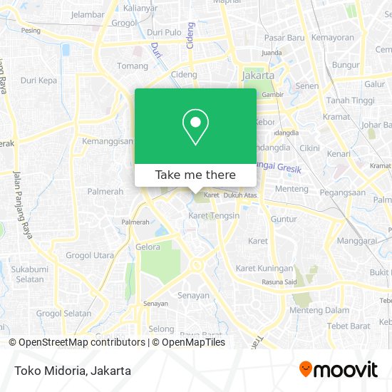 Toko Midoria map