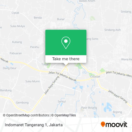 Indomaret Tangerang 1 map